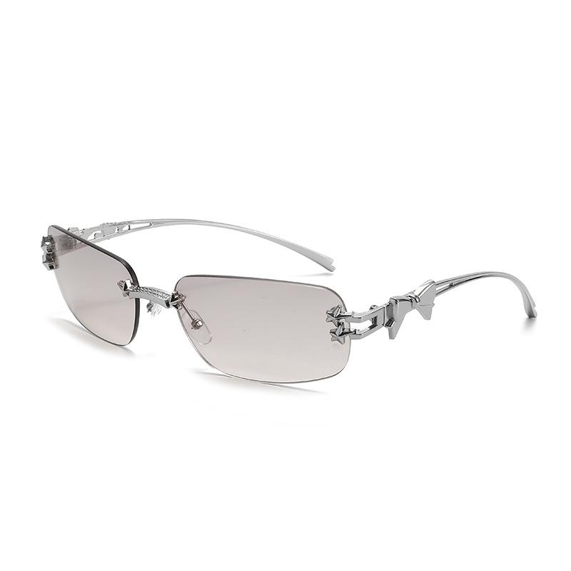 

Korean version of jennie has the same star frameless millennial spice girls style sunglasses women s fashion trend high-end street sunglasses