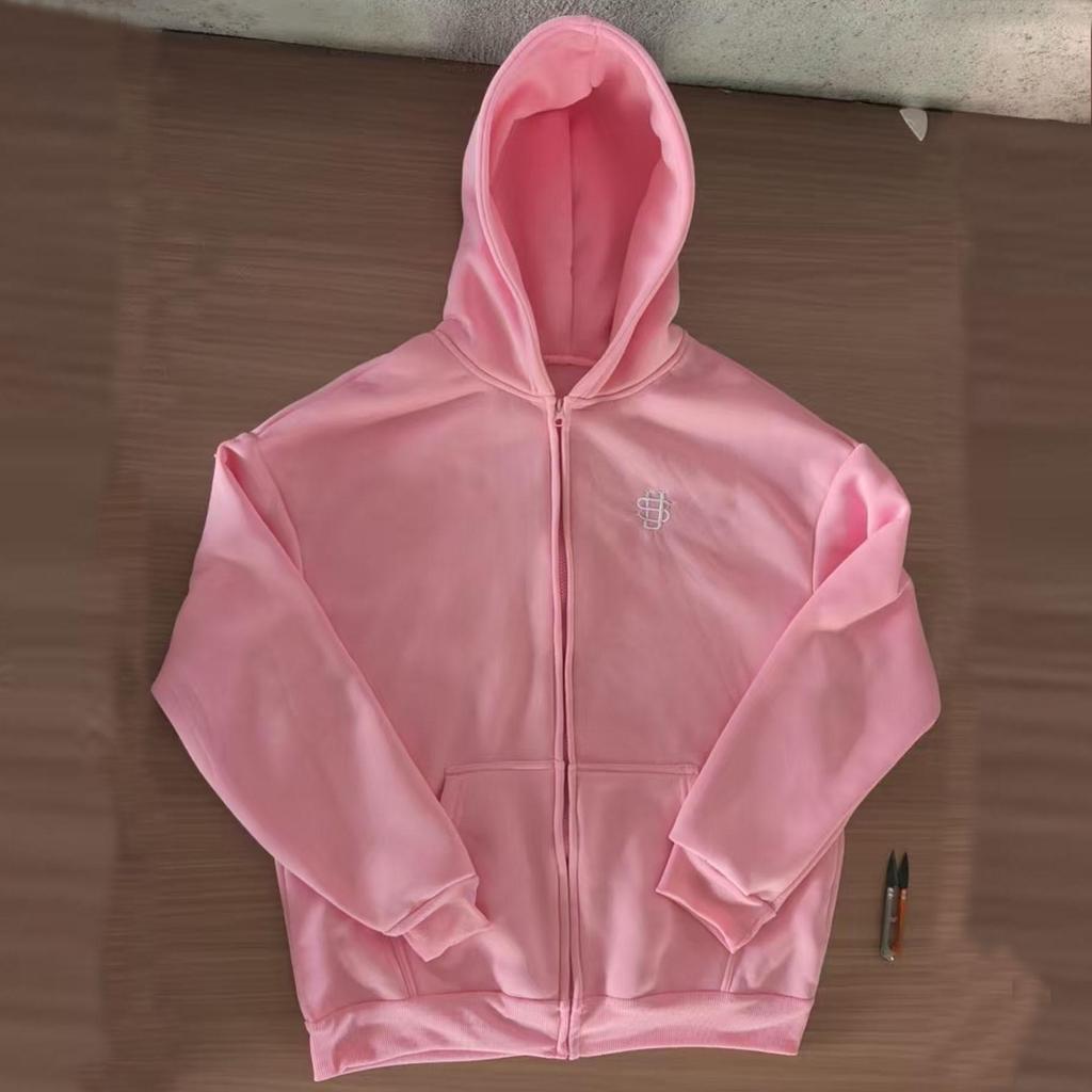 Unisex Hip Hop Embroidered Zipper Sweatpants – American Sizing