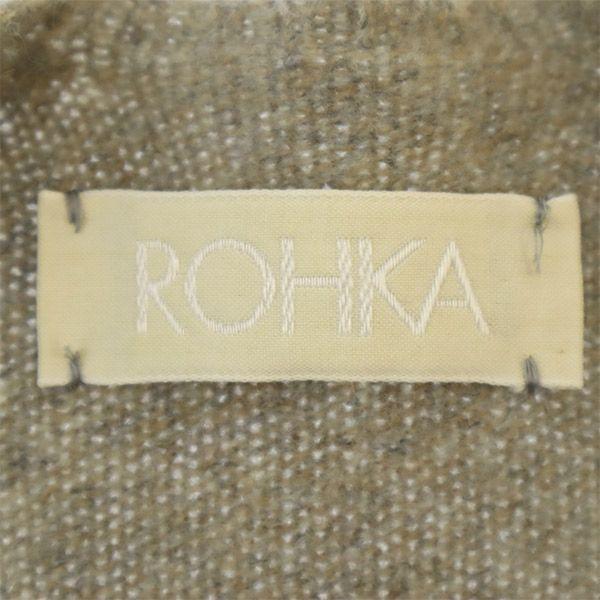 ROHKA Wolle Langarmpullover S-M grau Strick Damen Gebraucht