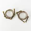 10Pcs Adjustable Pipe Clamp Double Wire HoseClip Plumbing Fastener Hardware Kit Double Wire Hose Clip Plumbing Fastener Hardware