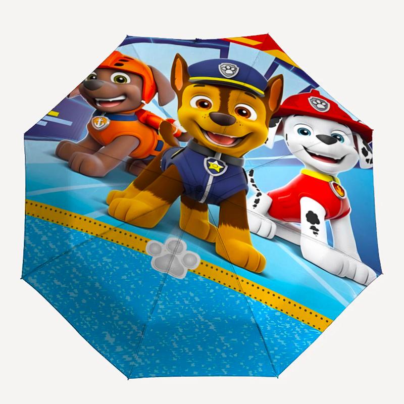PAW Patrol Theme Automatic Umbrella, Lightweight & Portable, 8 Rib, Perfect for Outdoor Travel, Birthdays, Christmas, Gifts.