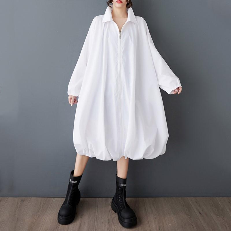 Rochii de primăvară-vară cu mânecă lungă, mărime plus, vintage, noi, pentru femei, casual, lejeră