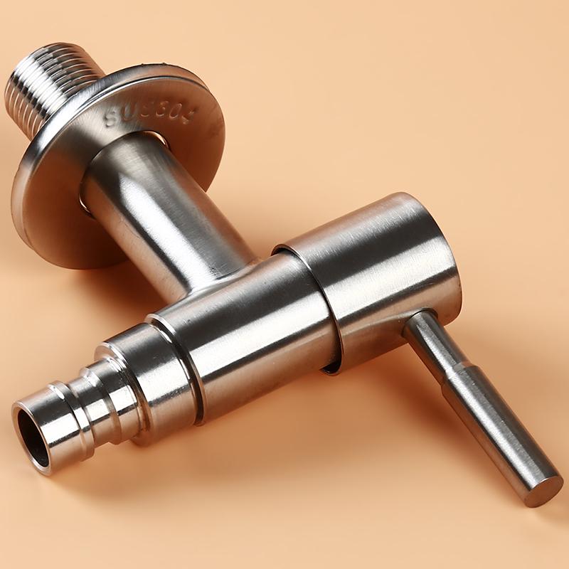 Wall Mounted Bathroom Supplies Water Faucet Stainless Steel Living Room Pool Tap