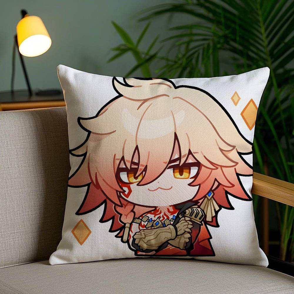 Honkai Star Rail M-Mydei Kissenbezug Milbenschutz Unsichtbarer Reißverschluss Schlafsofa