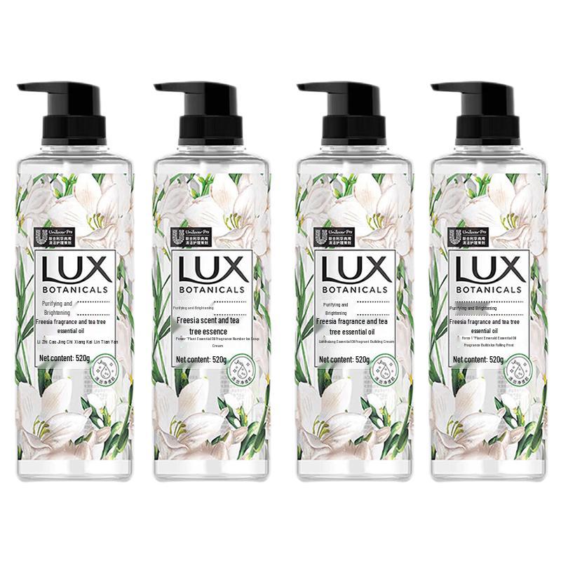 Lux Freesia & Tea Tree Body Wash 4-Pack