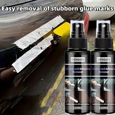 Adhesive Removal Spray Can Safely Remove Stickers, Glue, Decals, Labels, Tape Residue, and Chewing Gum Residue from Cars, Motorcycles, Furnit