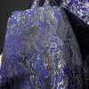 50x145cm Shiny Glossy Heavy Embroidery Texture Designer Fabric Wave Lava Weave Jacquard Fabric For Sewing Coat Jacket Pants