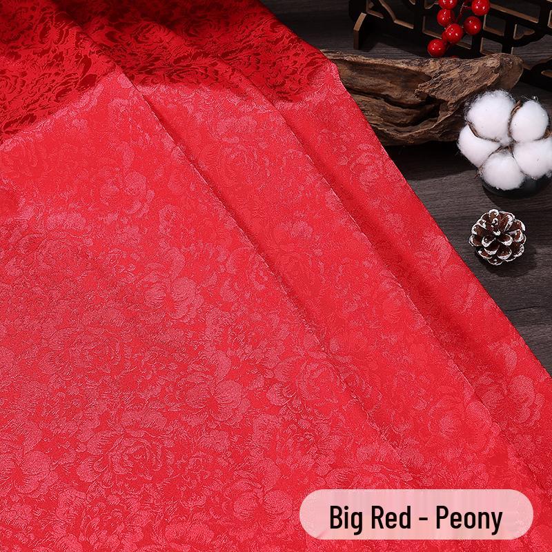 Antique Silk Jacquard Fabric for Chinese Hanfu and Tang Suit Costumes