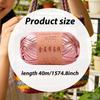 Metallic Shiny Yarn Crochet Bulky T Shirt for Headband Pillow DIY Craft