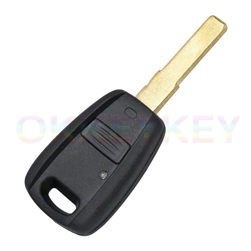 Ecusells 1 Button Remote Car Key Fob 433MHz with ID48 Chip for Fiat Doblo Albea Palio Punto 2005 2006 2007 2008 P/N: 71744151