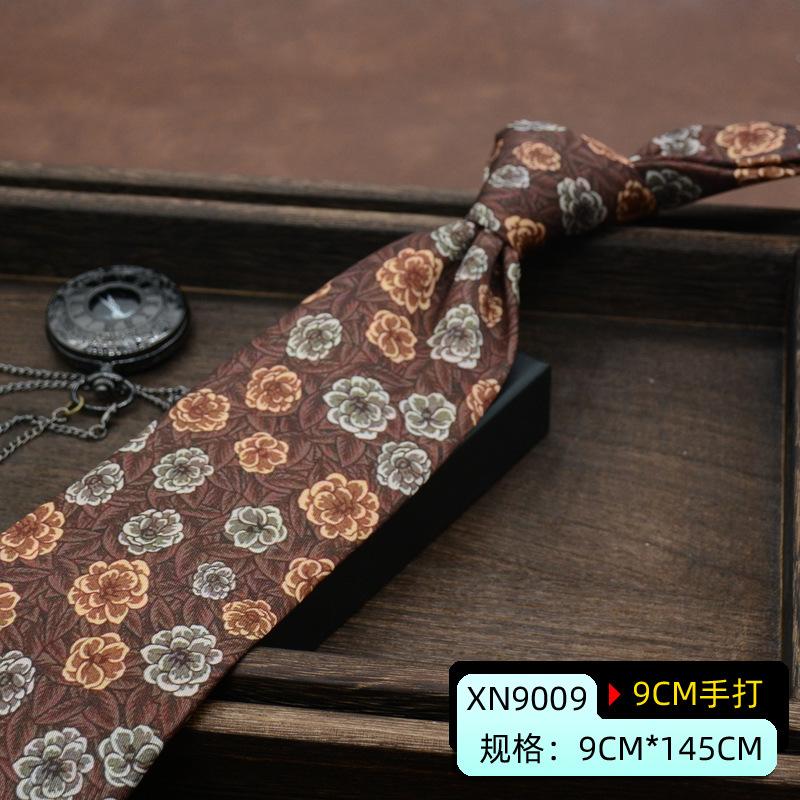 

Галстук Мужской Формальный Наряд Британский Джентльмен Ретро Стиль Широкая Версия 9 см Ручная Работа Студент Профессиональная Одежда