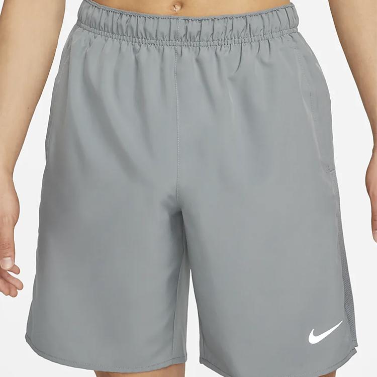 Nike Dri-FIT Challenger Solid Logo Elastic Waist Loose Shorts Men Shorts Grey DV9366-084