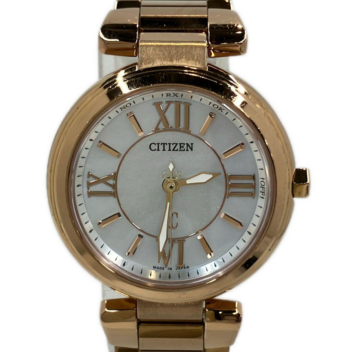 Used Citizen Watch Cross Sea xC H335-T012353 Solar Shell Ladies CITIZEN