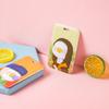 Student Hang Rope Card Holder Oil Painting Card Case Bus Card Protection Cover Pull Badge Holders