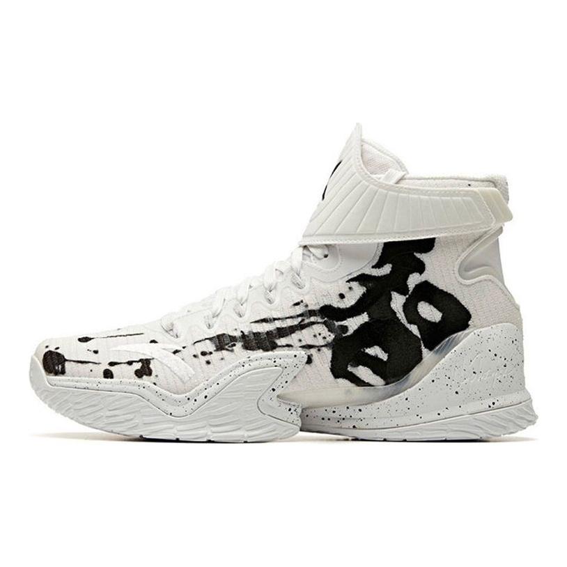 Anta Thompson KT3 High-Top Basketball Shoes Men Sneakers White Black 11941103S-1