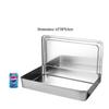 Stainless Steel Condiment and Ingredient Storage Box Set with Lids