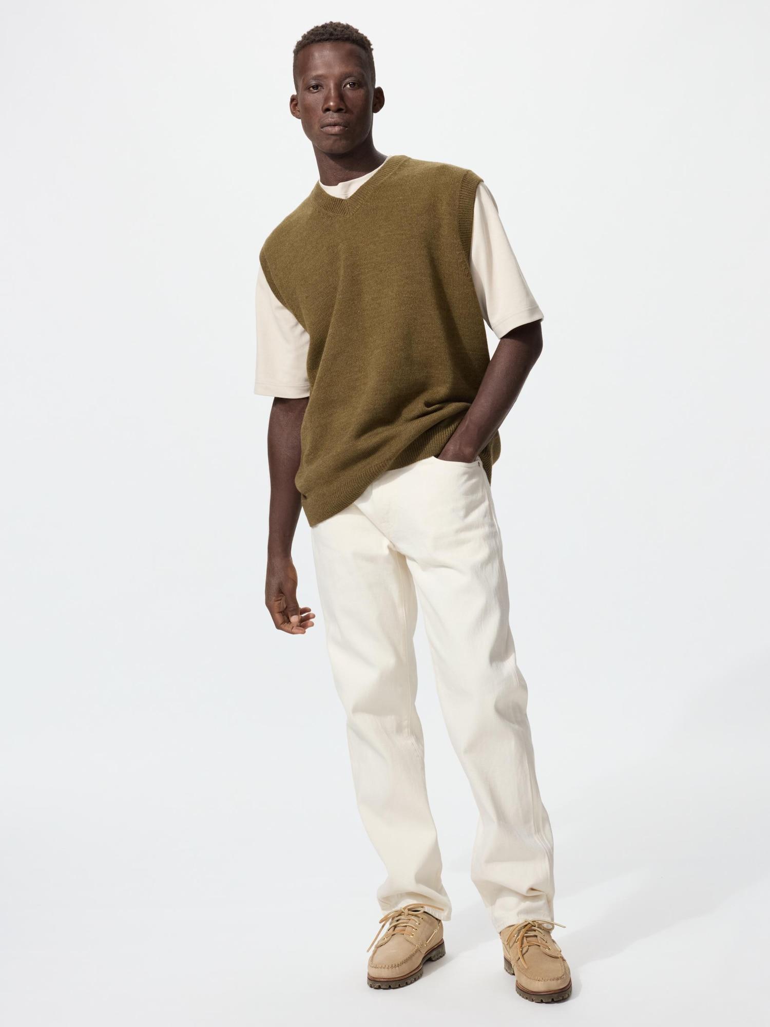 

Uniqlo Japan джинсы Regular Fit Selvedge 01 OFF WHITE/32