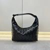 New Mini Premium Lunch Box Bag Women Handheld Woven Leather Underarm Bento Box Bag