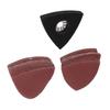 51pcs Multitool Sandpaper 80mm Triangular Sanding Pad 60 80 120 180 240 Grit Sanding Sheet Kit