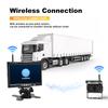 7" Wireless Reverse Camera System HD Night Vision Rear View Monitor for Truck RV Bus Trailer Excavator 12V-24V Backup Camera