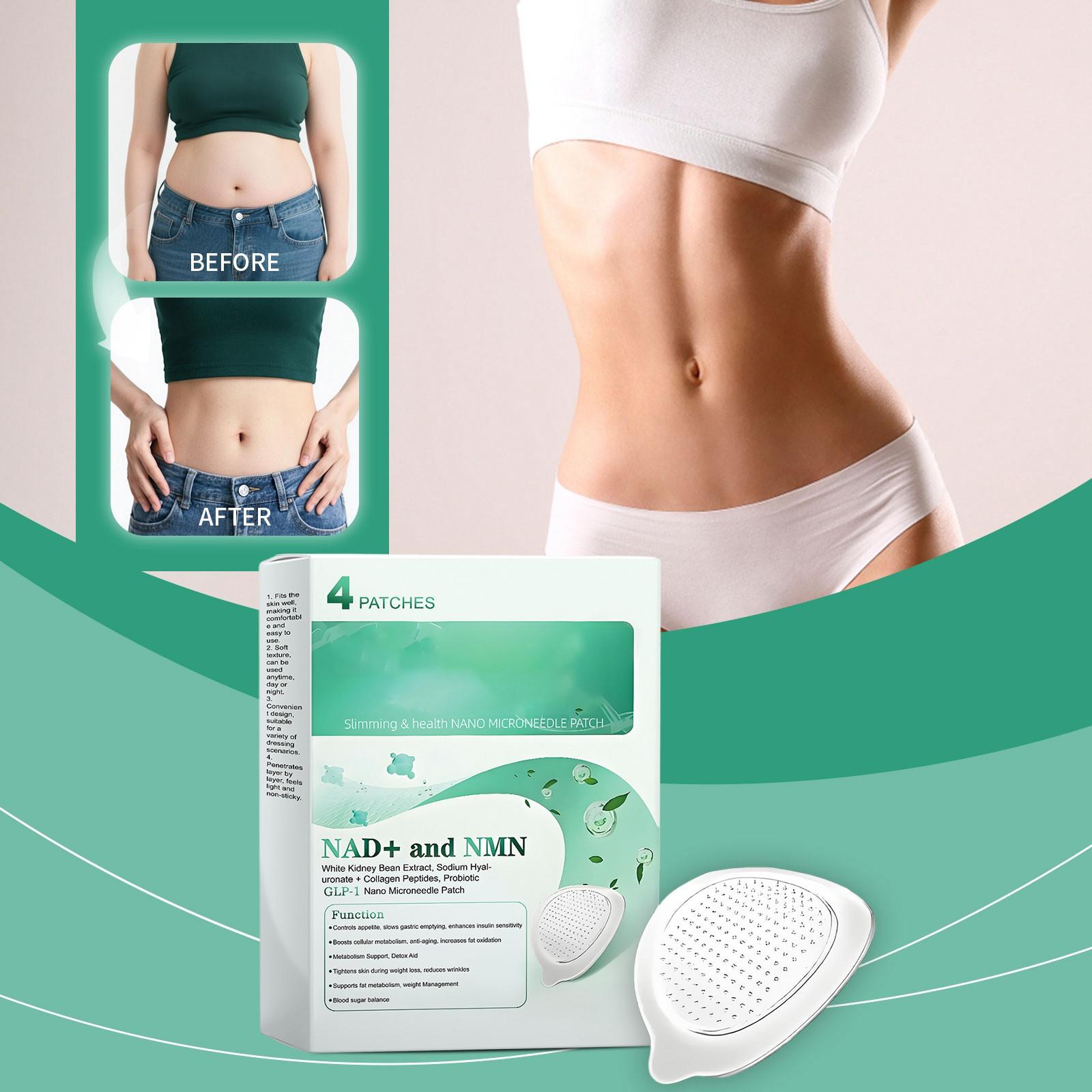 

Нано Тонкий Микроигольный Патч для Похудения, Укрепляющий Патч на Пупок для Ленивых, Вспомогательное Средство для Ухода и Формирования. One Size белый