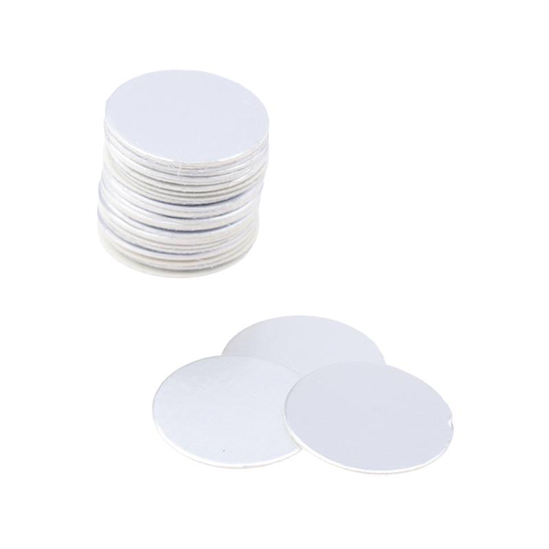 200Pcs Seal Cap Lining Tamper Resistant Pet Electromagnetic Aluminum Foil Induction Gasket For Cosmetic Jar Bottle Pot 20Mm-82Mm