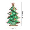 Beautiful Christmas Tree Accessories Christmas Tree Ornament Christmas Tree Decor Candy Colors Gingerbread Man Wood Tabletop