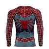 Spider Man Herrars Åtsittande Sporttränings T-shirt Lång Kort Ärm