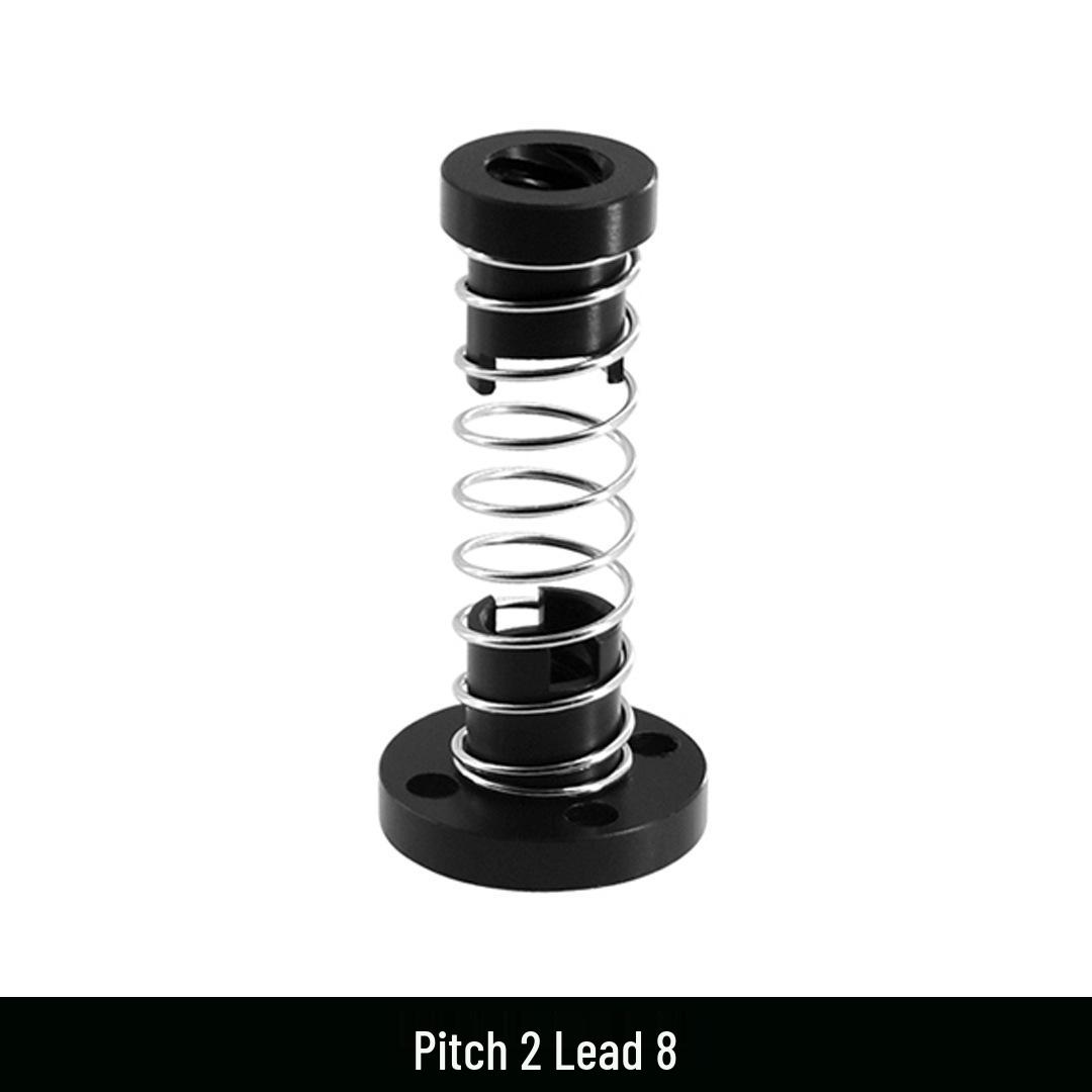 

3D Printer T8 POM Brass Nut with Spring for Backlash Elimination