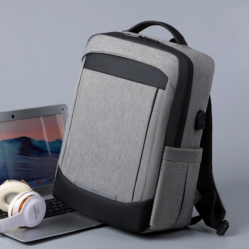Warnerheim Men s Business Backpack with USB Charging Port 30x15x42 cm