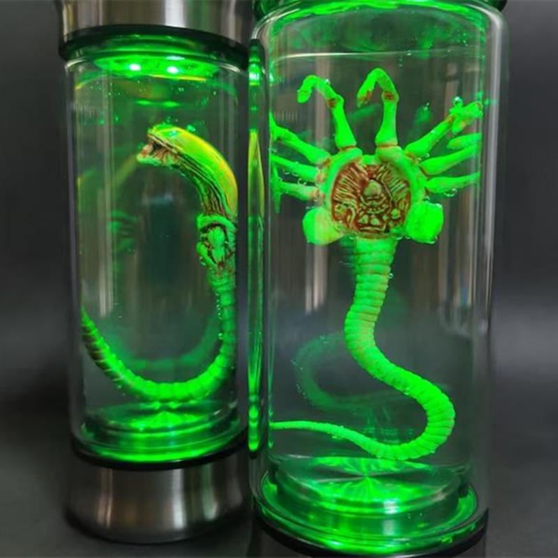 Mimozemský Facehugger Embryo Sklenice Xenomorph Vzorek - Filmová Rekvizita Replika Domácí Dekorace Stolní Řemesla Socha Dekorace