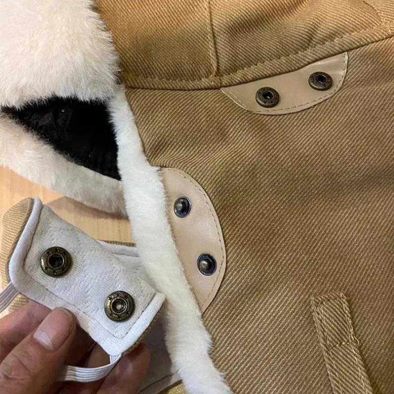 1 PCS Cotton Hat Windproof Headgear Unisex Warm Riding Hats Ski Winter Protective Ear Cover Outdoor Sports Thickened