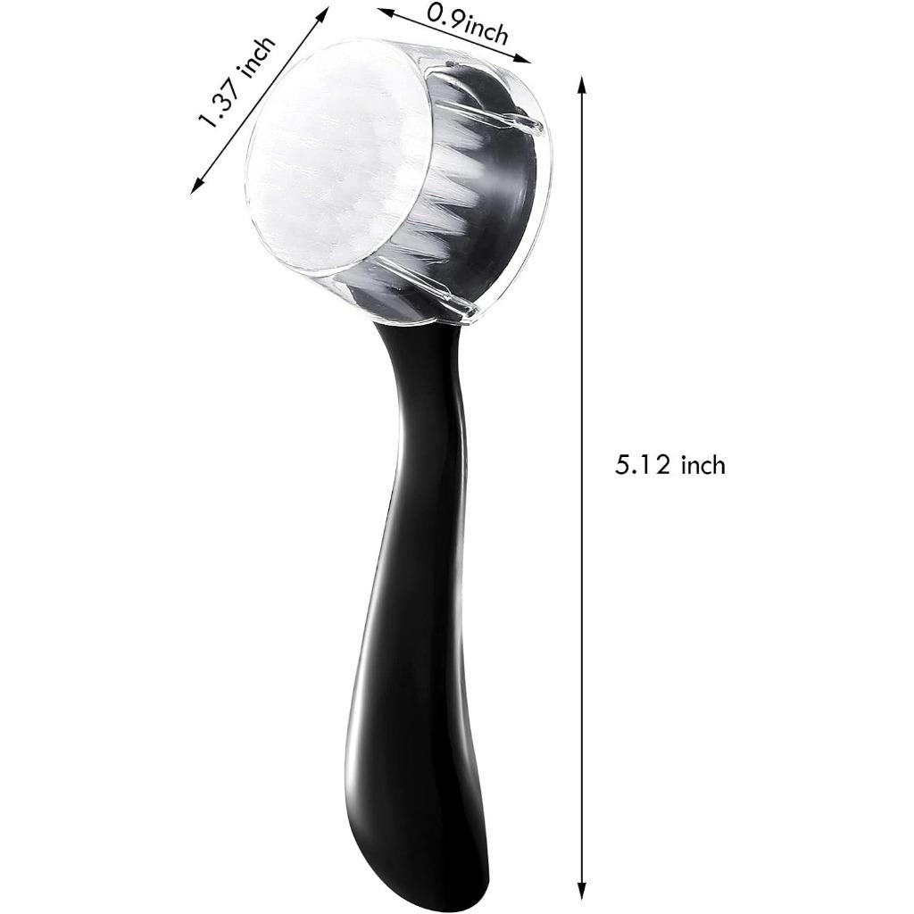 1 x Reinigungsbürste, weiche Borsten, Peeling-Reinigungsbürste, abrasive Peeling-Reinigungsbürste für Gesichtspflege, Make-up, Hautpflege, Make-up-Entferner