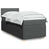 Maison Exclusive - Lattenrost und Matratze Dunkelgrau 90x190 cm Stoff