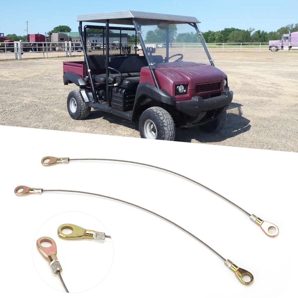 2PCS Tailgate Cable Hook 53045‑1065 Replacement for Mule 3000 3020