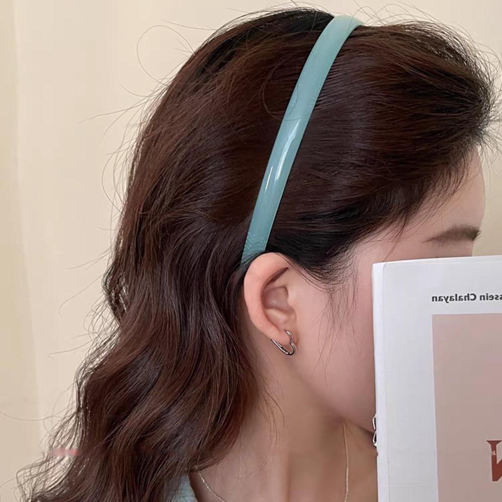2pc Cute Korean Colorful Solid Hairband Women Headband Girls Hoop for Daily Holiday Party Headwear Washface Hair Accessories