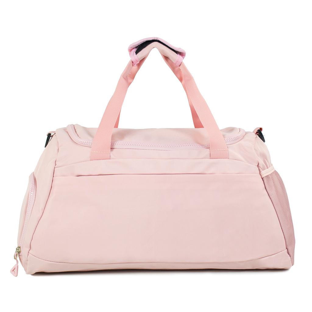 Training bag, travel, sports, hand luggage, large, tourist, pink