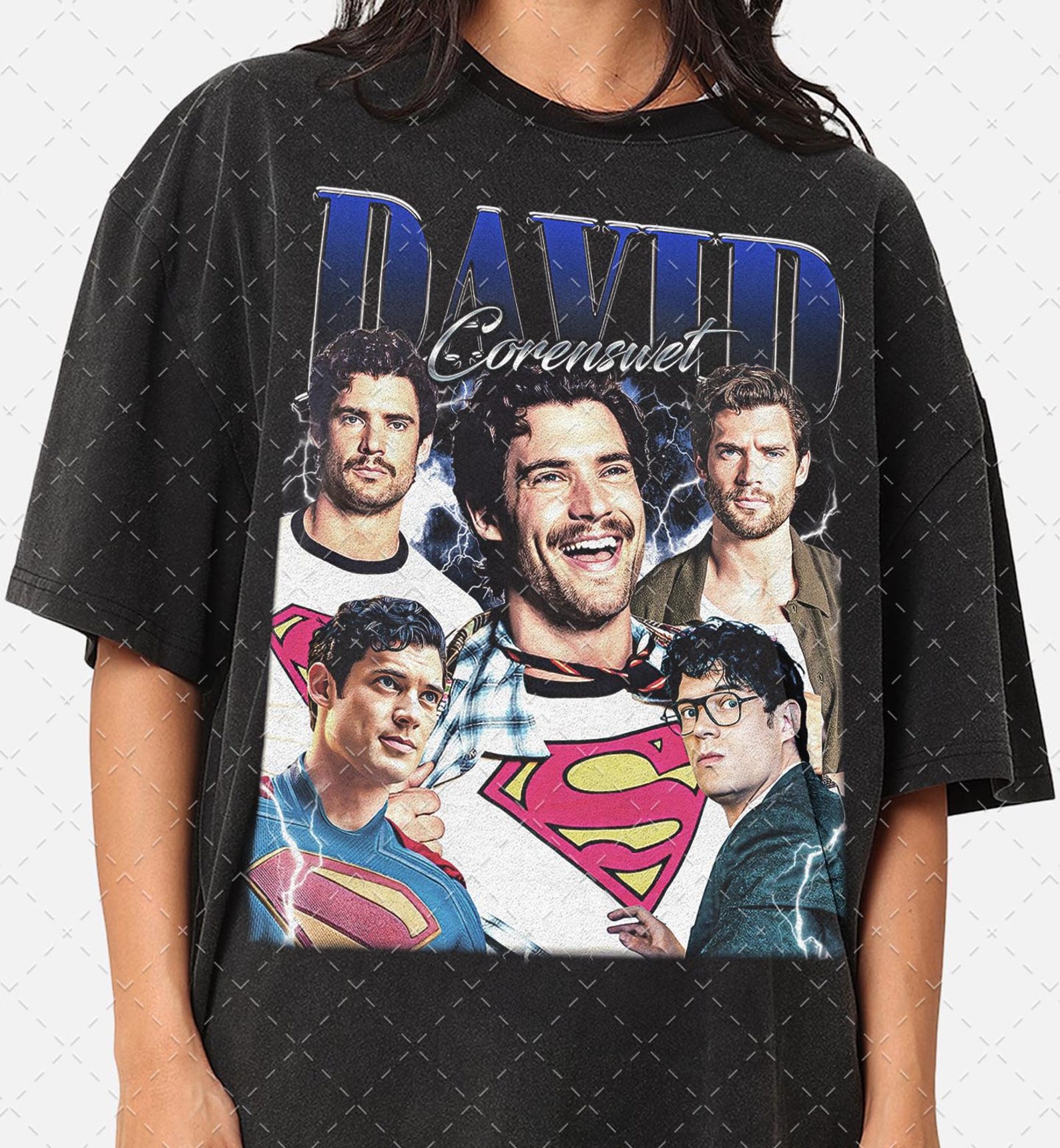 Limited David Corenswet, Vintage90s David CorensweT-Shirt Gift for Woman anda Man S