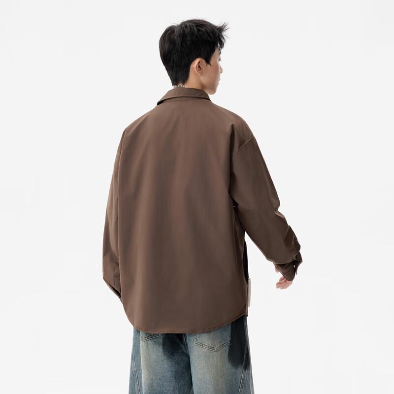 Wassup Sohot Men's Long Sleeve Casual Shirt