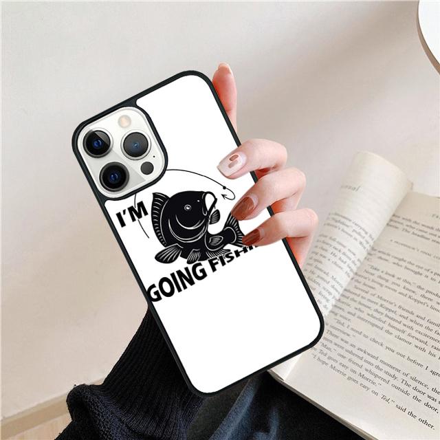 Basic Carp Fishing Rubber Phone Case Cover For iPhone 17 Air 15 16e 14 13 12 Pro Max 11 Pro Max Plus Coque Shell