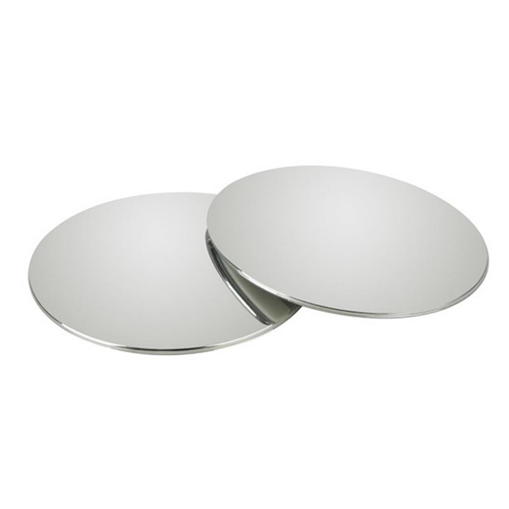 Driver Passenger Side Stick-On Adjustable Blind Spot Mirrors Pack of 2 Convex Mirror Frameless Side Rear View Mirror