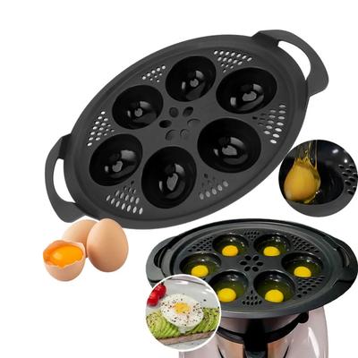 6'sı 1 Arada Yumurta Haşlayıcı Thermomix TM5 TM6 TM31 İçin Yumurta Poşe Yumurta Pişirici Alet Yumurta Buharlayıcı Kalıp Mutfak Pişirme Kalıbı Pişirme Gereci