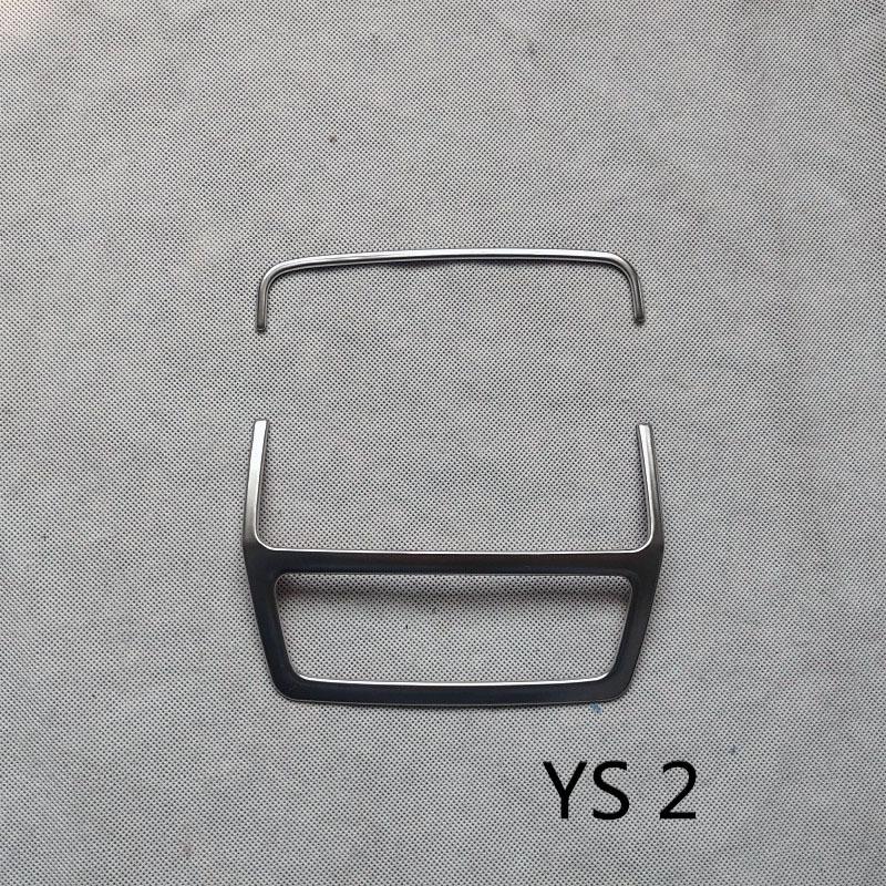 Garnish Rear Air Vent Trim Cover fit for Skoda Kodiaq 2017 2018 Interior Accessories Metal Car Styling