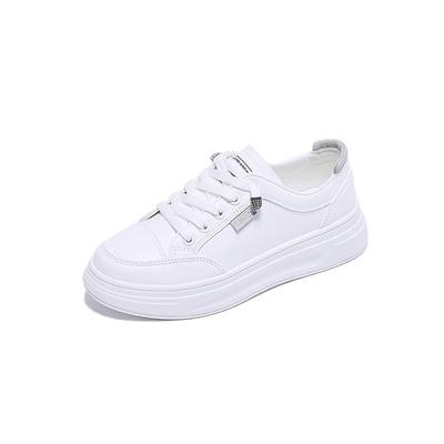 Thick Soled Round Toe Women's Shoes with Increased Height Comfortable and Soft Casual Retro Trend Multifunctional Board Shoes