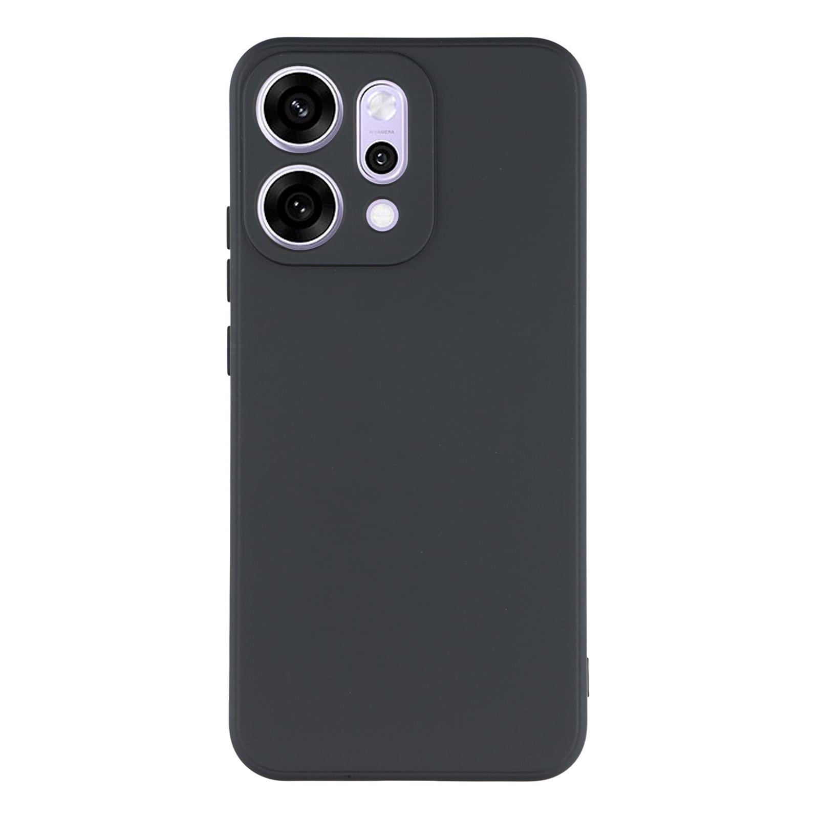 

Для Oppo Reno14 5G (Глобальний) Чохол TPU Задня М яка Захист від Подряпин Підкладка з Мікрофібри Чохол для Телефону Black