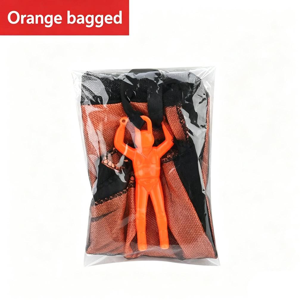 Children Hand Throwing Parachute Soldier Parachute Outdoor Toy