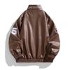 Trendy Men's PU Leather Motorcycle Jacket - Spring/Autumn Cool Outerwear