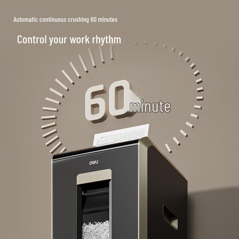 Deli G3 150-Sheet Auto-Feed Micro-Cut Office Paper Shredder