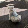 Comfortable Pet Dog and Cat Checkered Clothes Small Dog Vest  Spring Summer Season