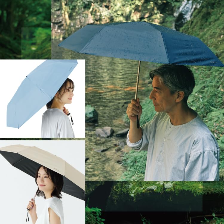 Parasol SiNCA MINI 50 7K Shading Rate UV Protection Rate Heat Shielding for Both Sunny and Rainy Folding Windproof Up To for for Men and Wpc.